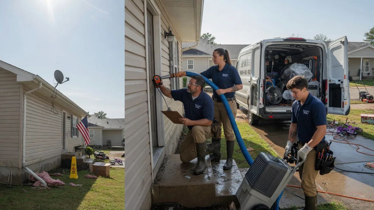 Ceiling Water Damage Restoration in Henderson, NE near me